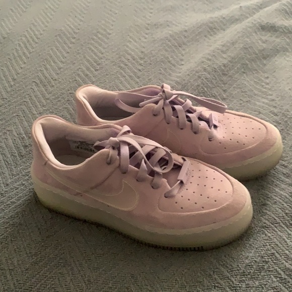 Nike AF1 Air Force One lilac with transparent sole - Picture 3 of 5